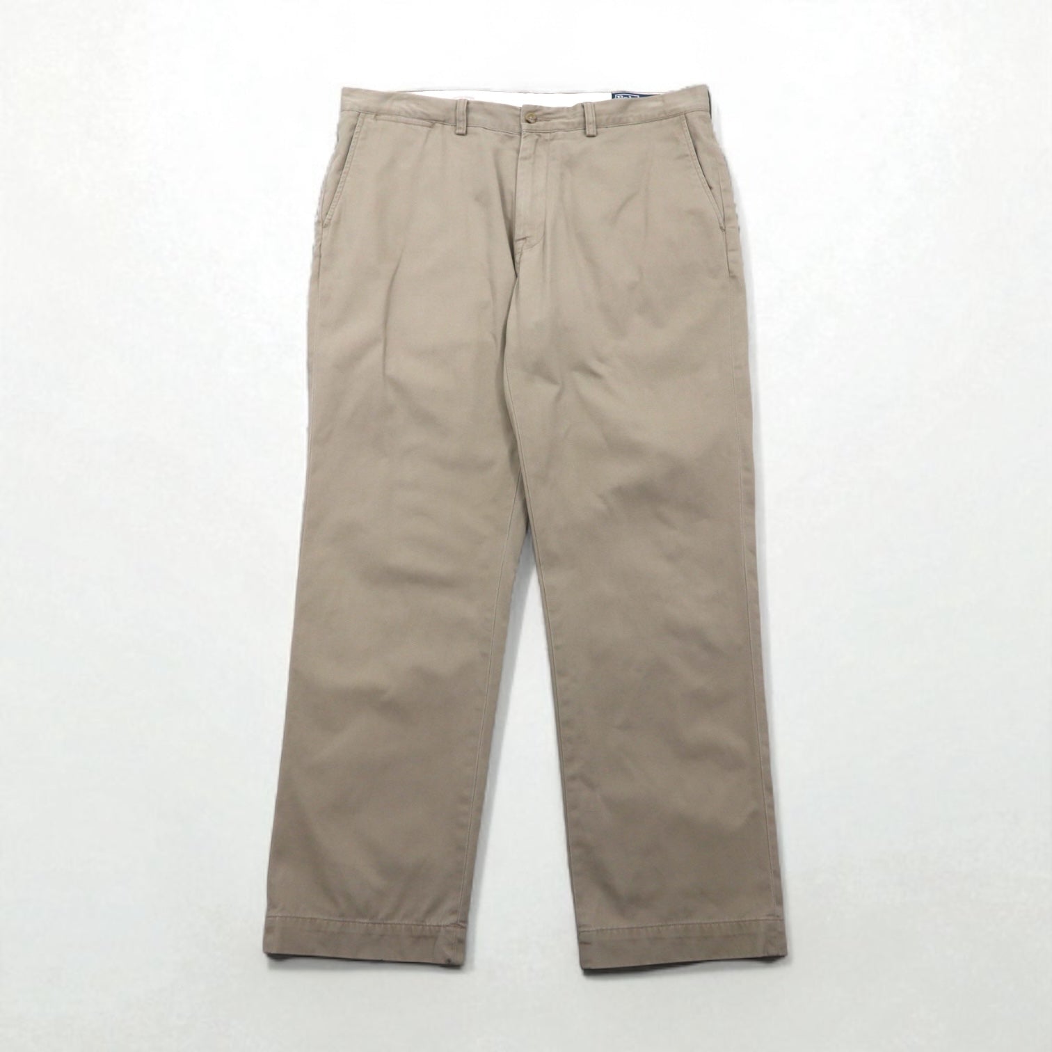 Polo by Ralph Lauren anni '90 Polo Chino pantaloni chino ampi e affusolati XL Beige Cotone