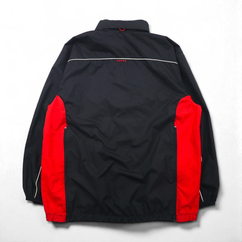 STARTER ナイロンパーカー トラックジャケット ジャージ L ブラック フード収納