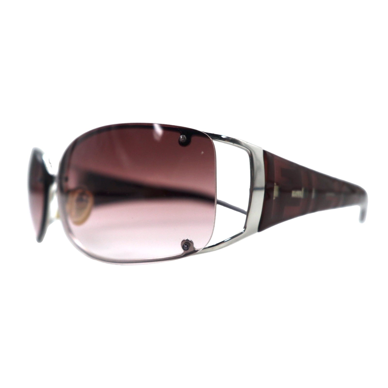 FENDI Occhiali da sole rossi in metallo con logo FF FS372AF 028 65◻︎16 125 Made in Italy