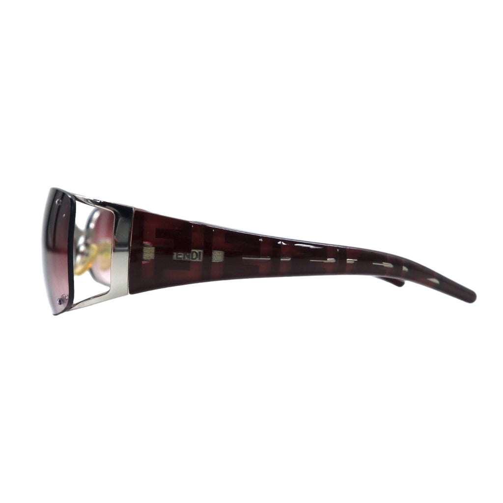 FENDI Occhiali da sole rossi in metallo con logo FF FS372AF 028 65◻︎16 125 Made in Italy