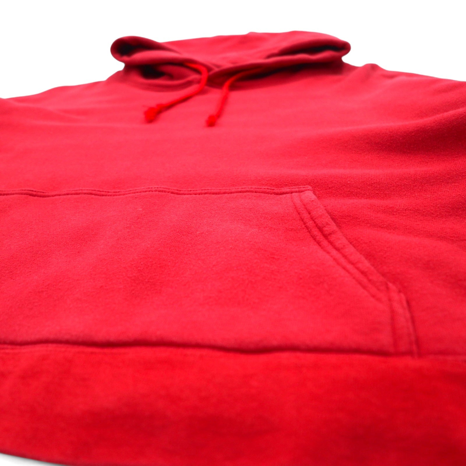Leh Boro Felpa con Cappuccio Reversibile BORO REVERSIBLE PARKER M Rosso Bianco Cotone