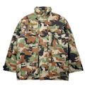 STUSSY anni '90 field jacket L kaki mimetica cotone coulisse zip IDEAL