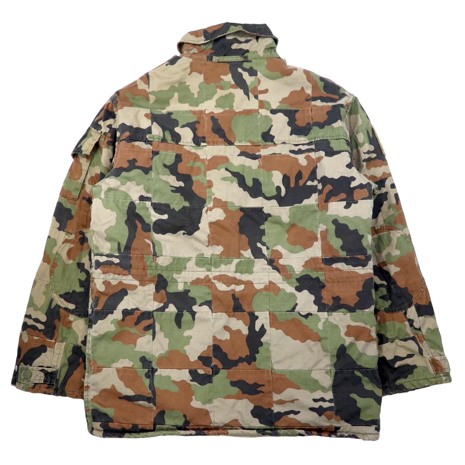 STUSSY anni '90 field jacket L kaki mimetica cotone coulisse zip IDEAL