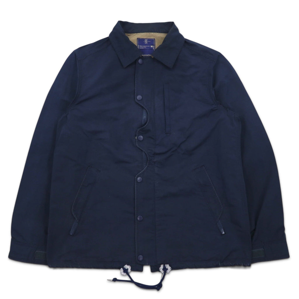 meanswhile Giacca Coach ODD JOB FLAP COACH JACKET Giacca in nylon M Blu navy Poliestere Coulisse Doppia cerniera Fabbricato in Giappone MW-JKT16203