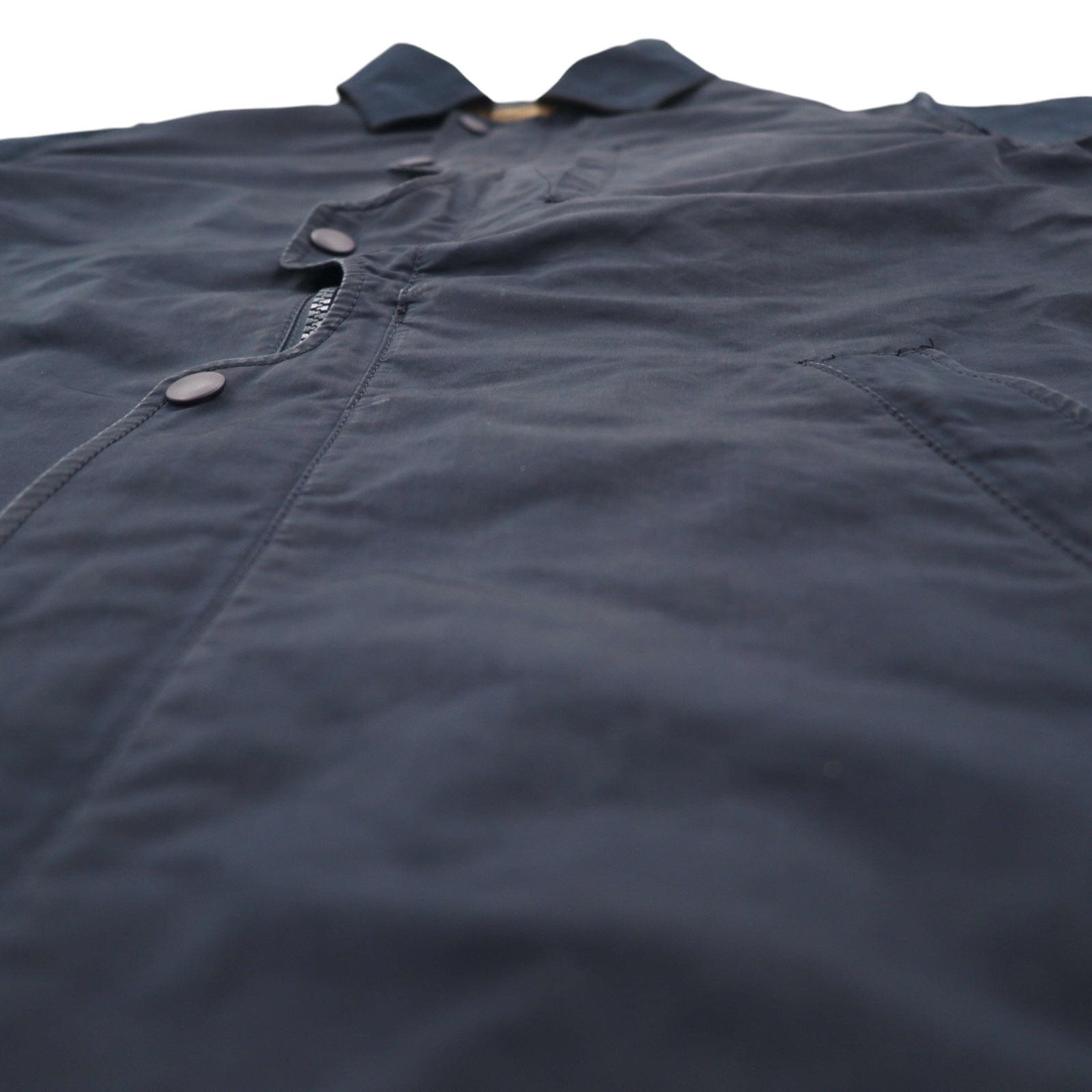meanswhile Giacca Coach ODD JOB FLAP COACH JACKET Giacca in nylon M Blu navy Poliestere Coulisse Doppia cerniera Fabbricato in Giappone MW-JKT16203