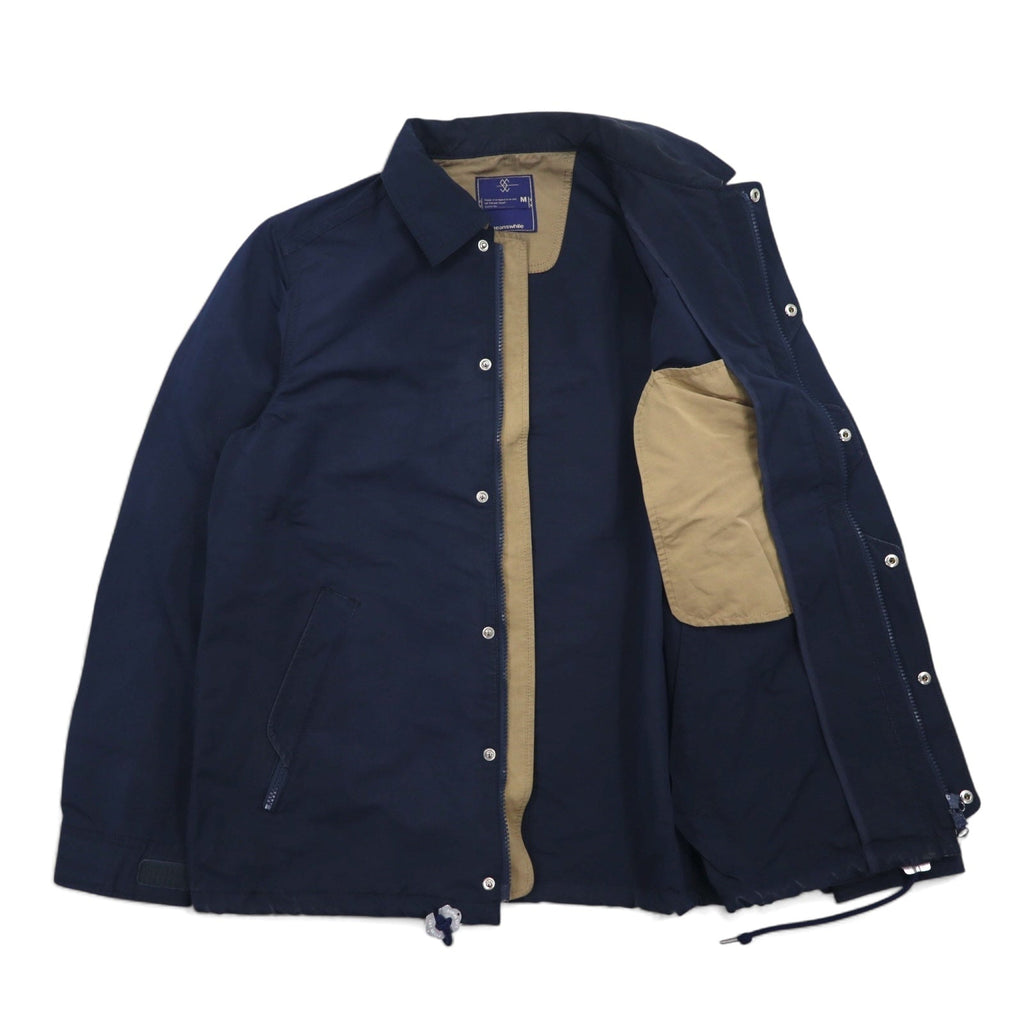 meanswhile Giacca Coach ODD JOB FLAP COACH JACKET Giacca in nylon M Blu navy Poliestere Coulisse Doppia cerniera Fabbricato in Giappone MW-JKT16203