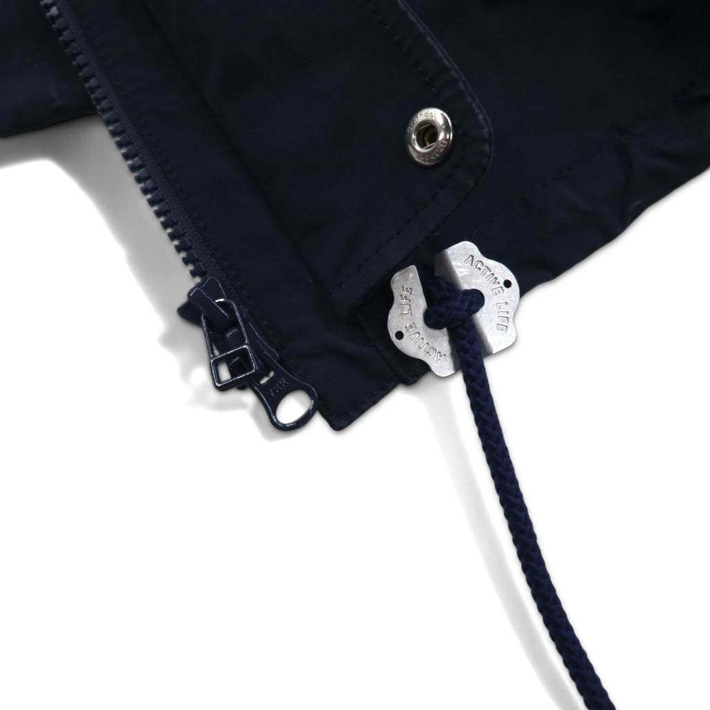 meanswhile Giacca Coach ODD JOB FLAP COACH JACKET Giacca in nylon M Blu navy Poliestere Coulisse Doppia cerniera Fabbricato in Giappone MW-JKT16203