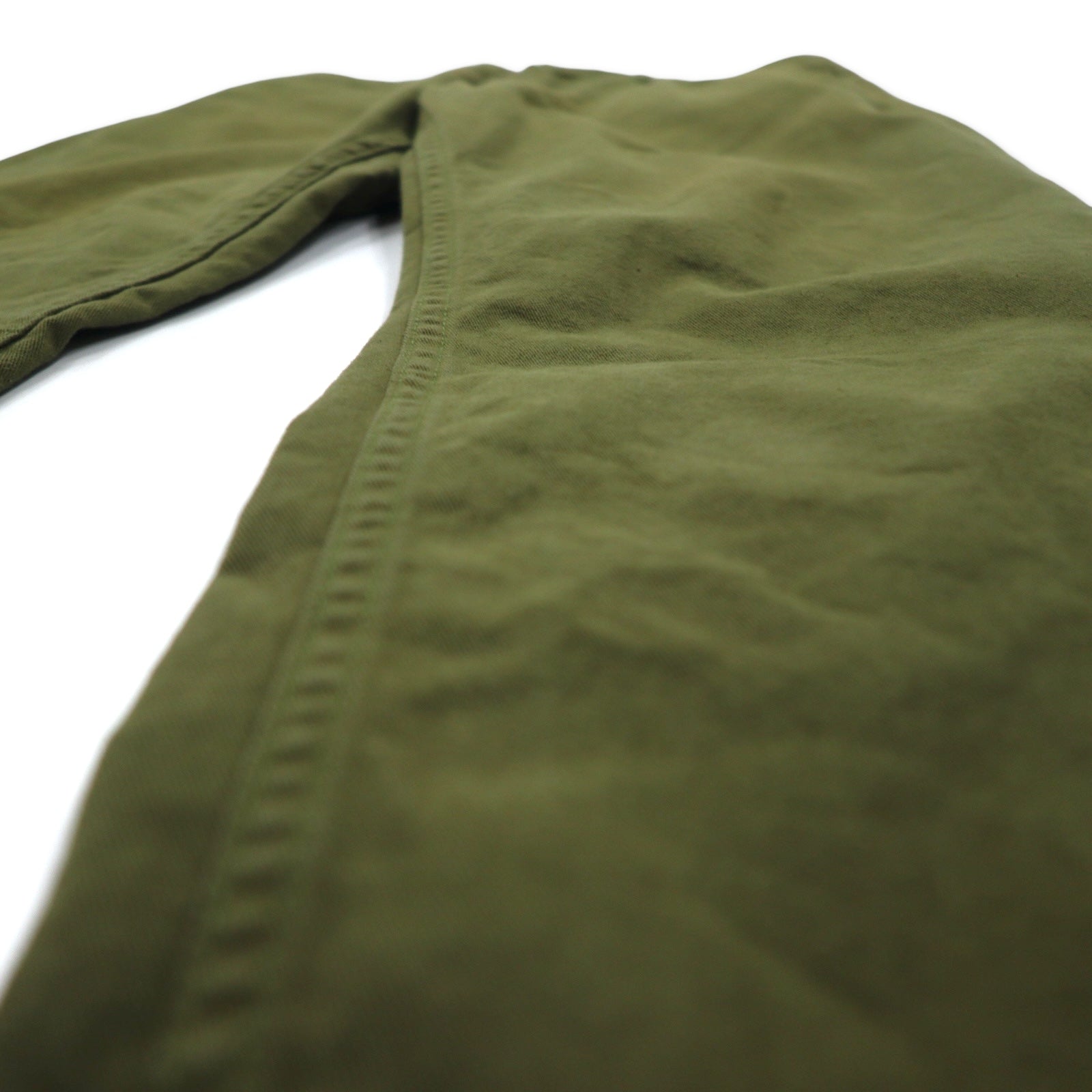 KAPITAL KOUNTRY Pantaloni ricamati con faccina sorridente L Cachi Cotone Made in Japan K1910LP805