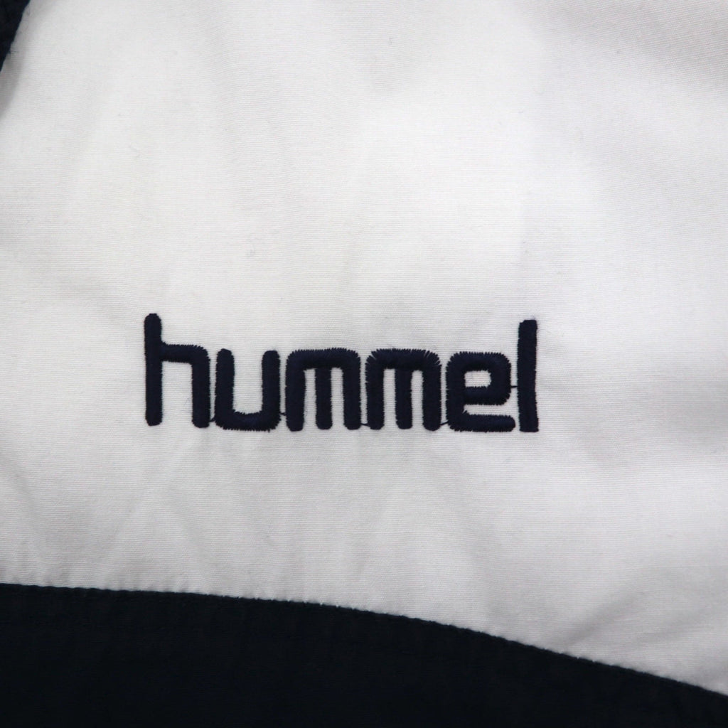 hummel 90年代 ナイロンジャケット トラック ジャージ XL ホワイト ビッグサイズ
