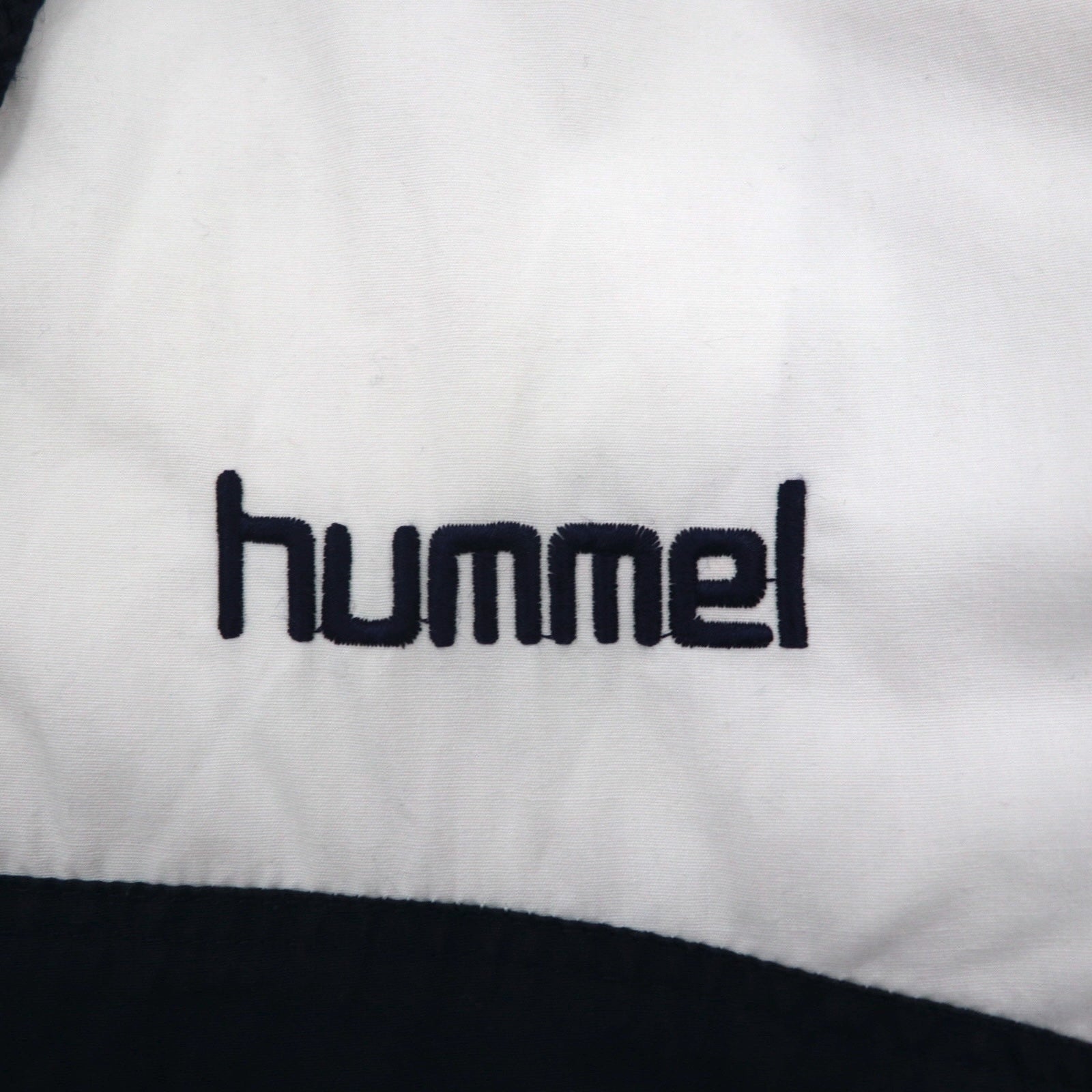 hummel 90年代 ナイロンジャケット トラック ジャージ XL ホワイト ビッグサイズ