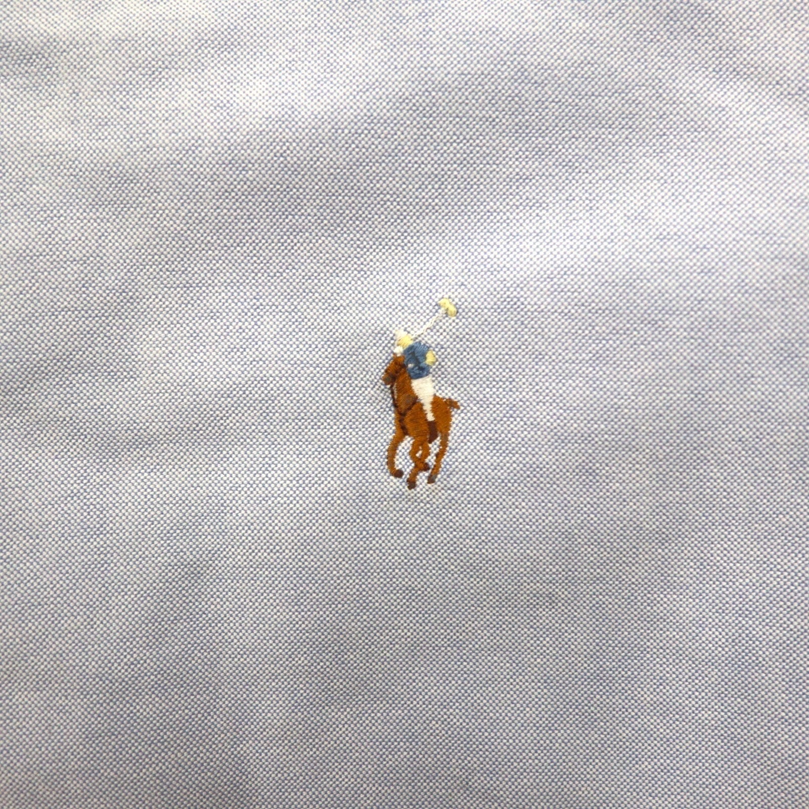 Polo Ralph Lauren 90年代 オックスフォード ボタンダウン シャツ L ブルー YARMOTH スモールポニー刺繡
