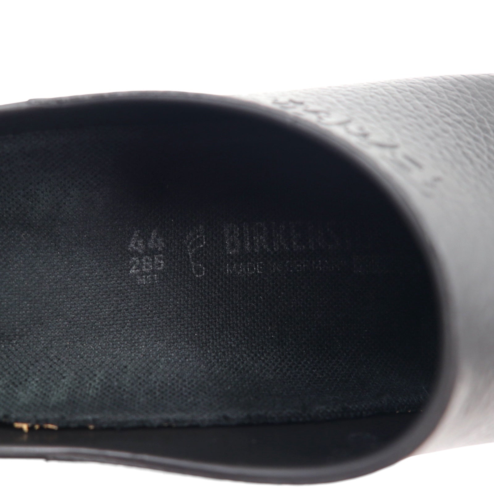 Birkenstock Super Birki zoccoli 28,5 cm neri in pelle sintetica made in Germany