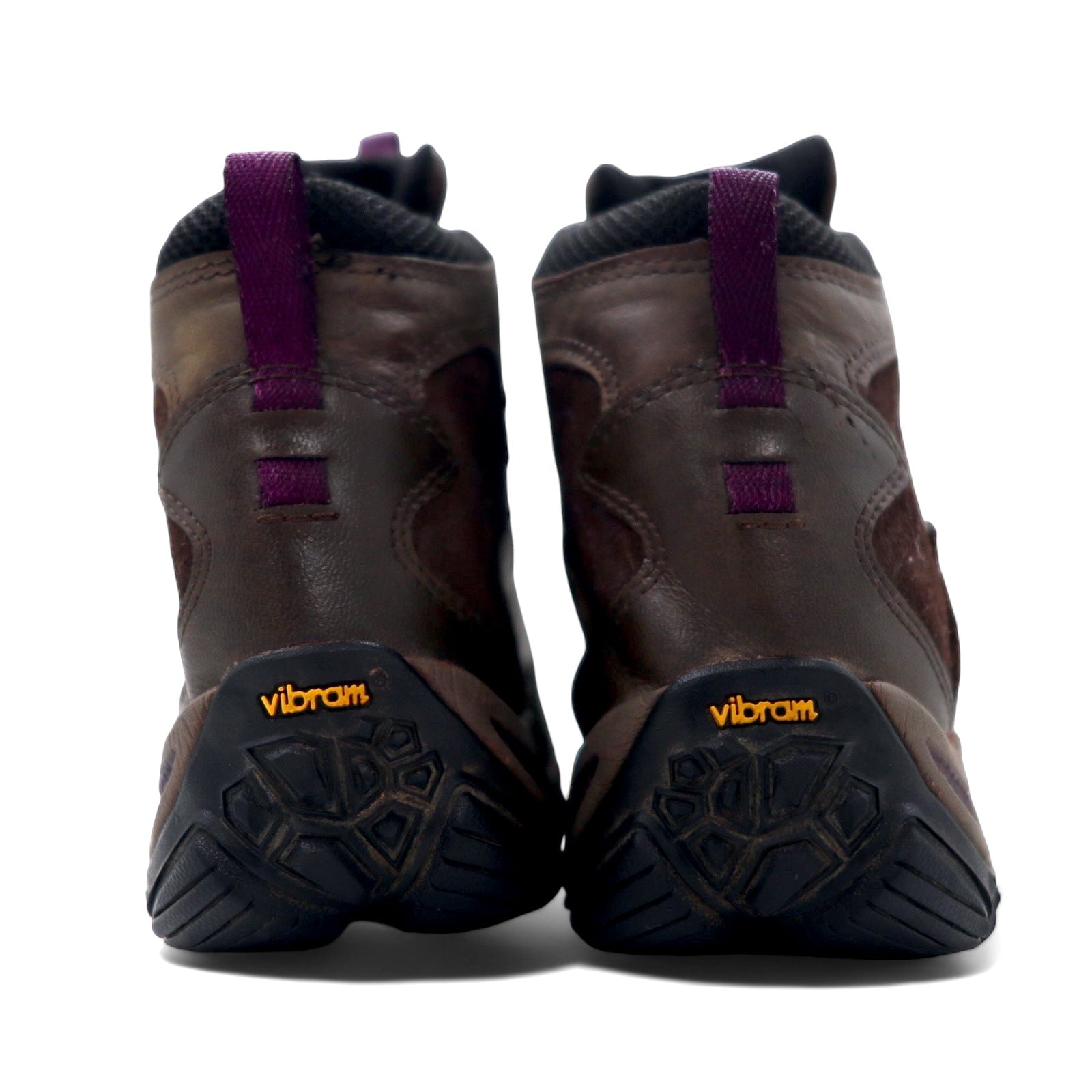 MERRELL Scarponcini da trekking 23cm marrone pelle suola vibram impermeabili Chameleon Shift Traveler Mid Waterproof