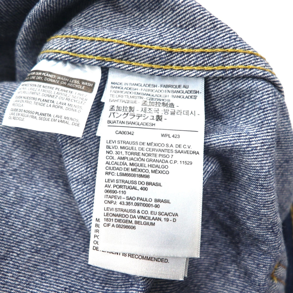 Levi's PREMIUM 1stタイプ ビッグE デニムトラッカージャケット TYPE1 STAY LOOSE Gジャン S インディゴ ビッグサイズ A0638-0000