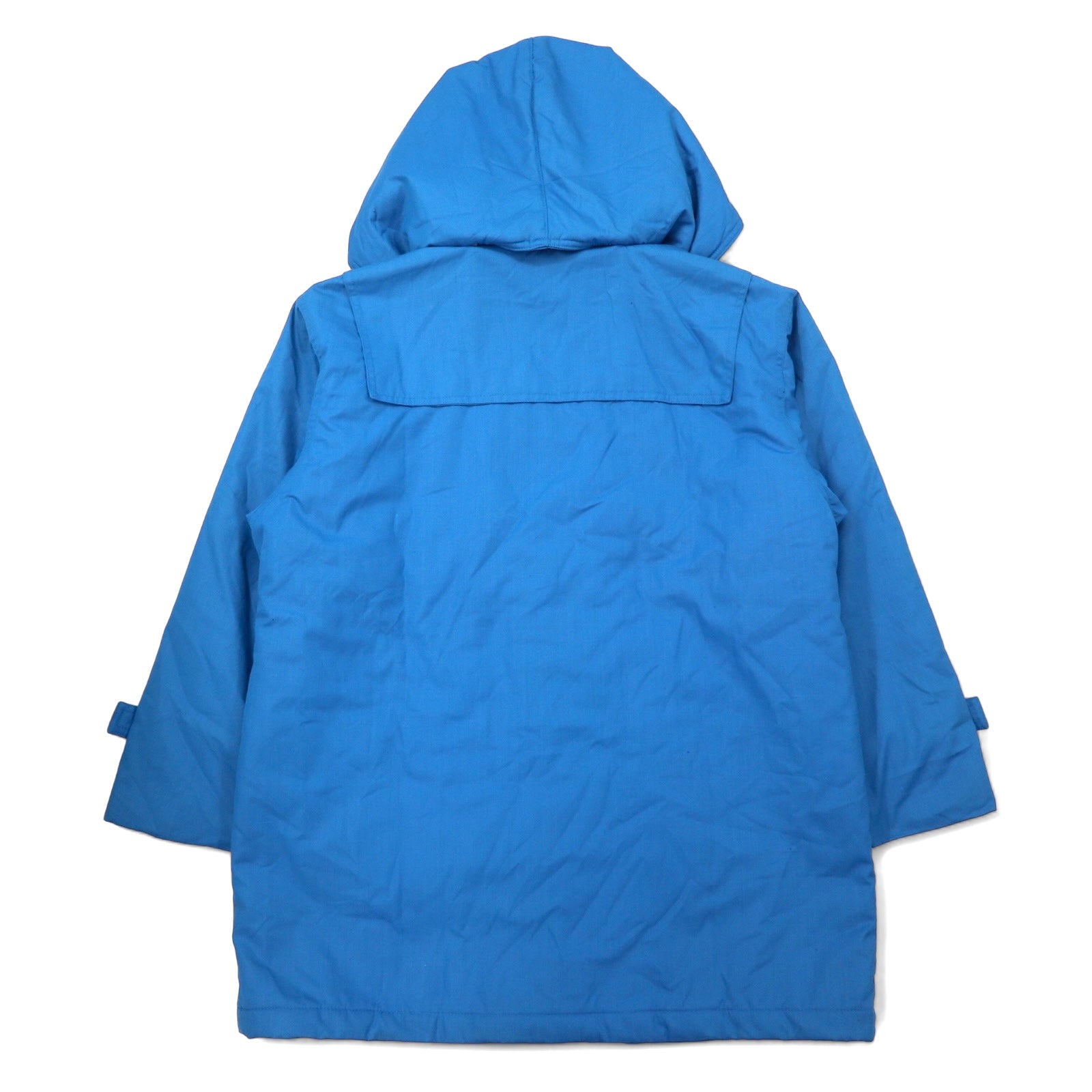 LONDON FOG Cappotto Isolante a Collo Alto 10 Blu Poliestere Imbottito con Cappuccio Removibile