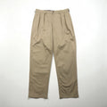 Polo Ralph Lauren 90年代 ポロチノ 2タック ワイド チノパンツ ワークパンツ L ベージュ ANDREW PANT プリーツ