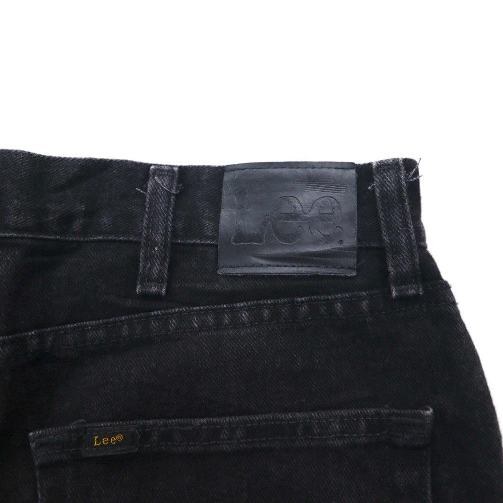 Lee Jeans dritti REGULAR FIT STRAIGHT JEANS in denim nero, taglia L, chiusura a cerniera, modello USA 2008908, made in Messico