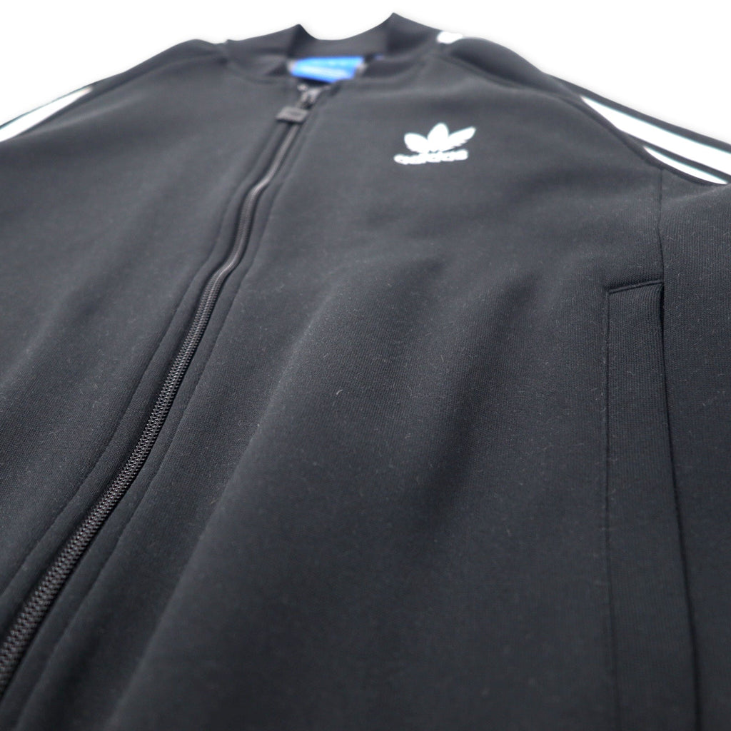 adidas originals スーパースター トラックジャケット ジャージ ATP型 M ブラック ポリエステル トレフォイルロゴ 3ストライプス