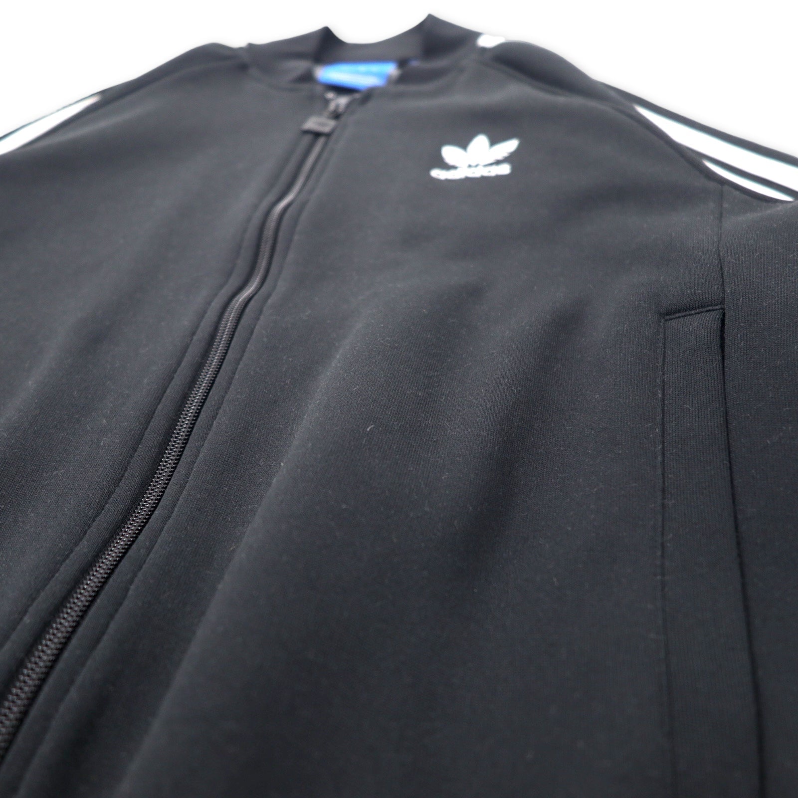 adidas originals スーパースター トラックジャケット ジャージ ATP型 M ブラック ポリエステル トレフォイルロゴ 3ストライプス