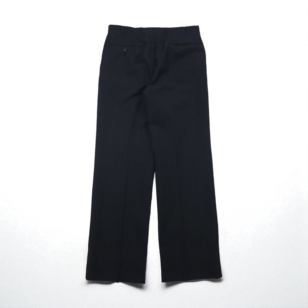 BURBERRY 日本製 ピークドラペル ダブル ブレザー セットアップ スーツ M ウール モヘア ストライプ WOOL＆MOHAIR