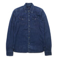 SCOTCH & SODA Camicia Western in denim S Blu indaco THE ONLY WAY IS BLAUW
