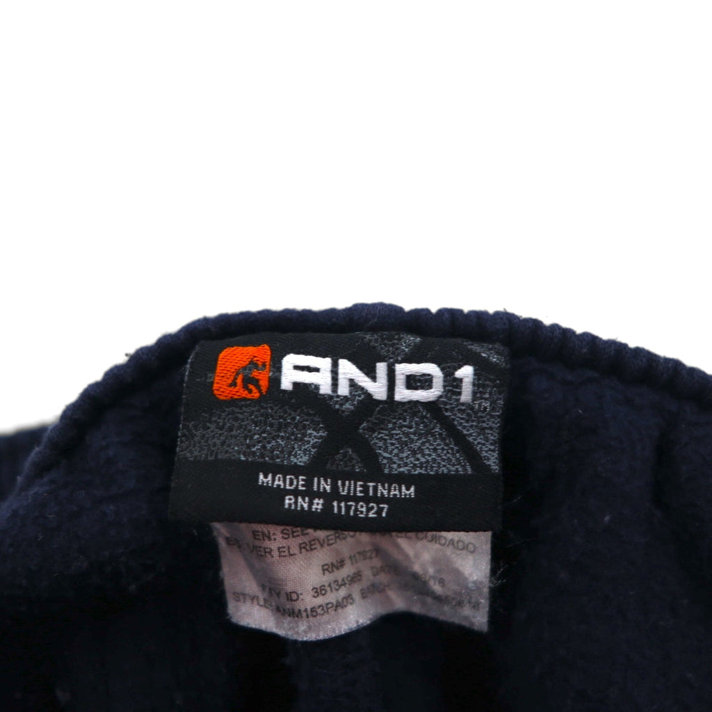 AND1 anni '90 Pantaloni della tuta larghi Baggy Cargo M Blu navy Cotone
