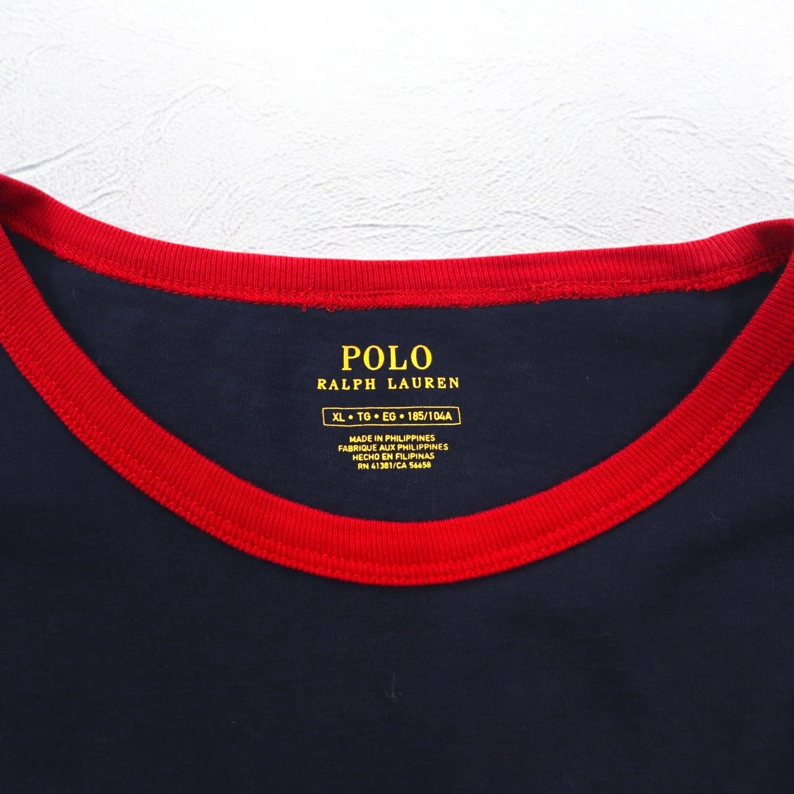 POLO RALPH LAUREN T-shirt girocollo con stampa baseball XL blu navy Novelty Polo Swoosh Tee