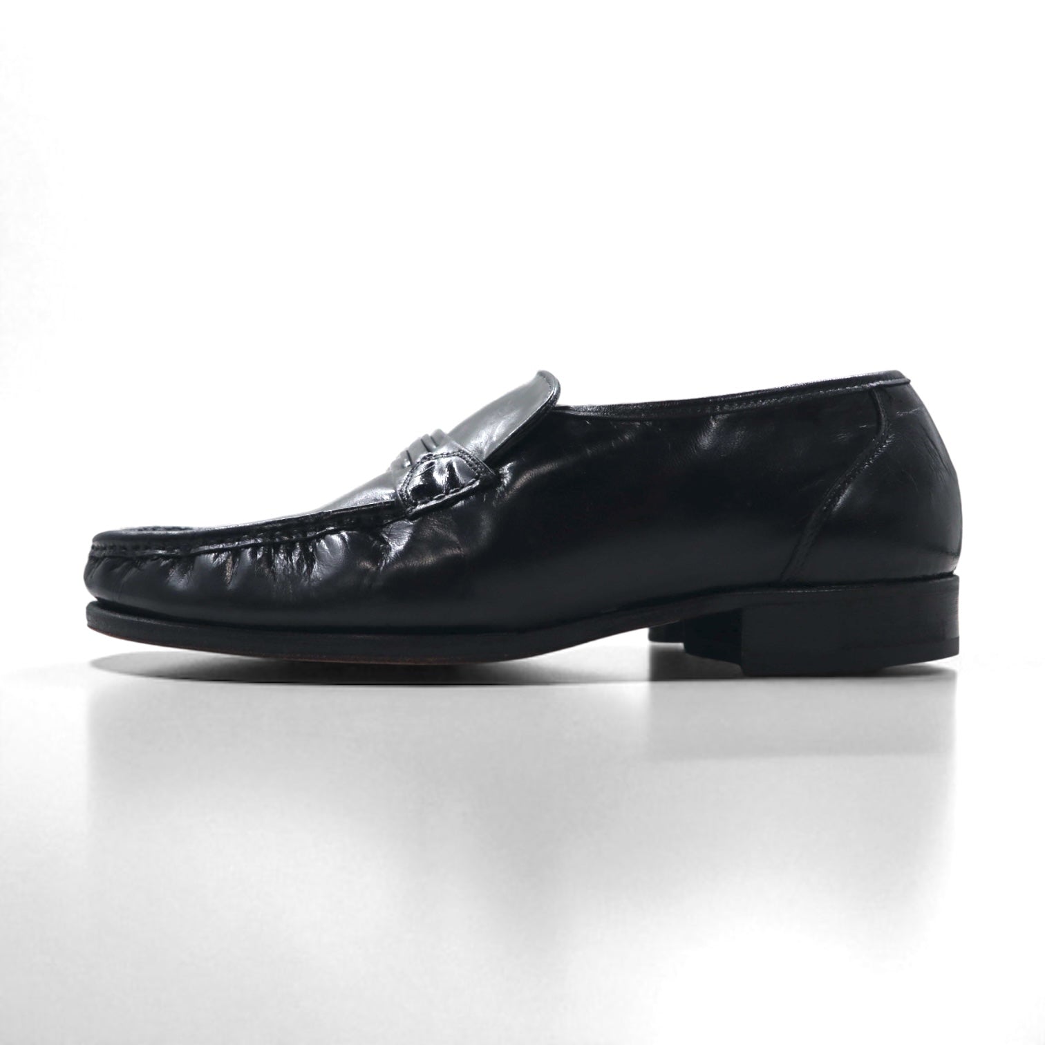 FLORSHEIM スリッポン ローファー 28cm ブラック レザー 17089