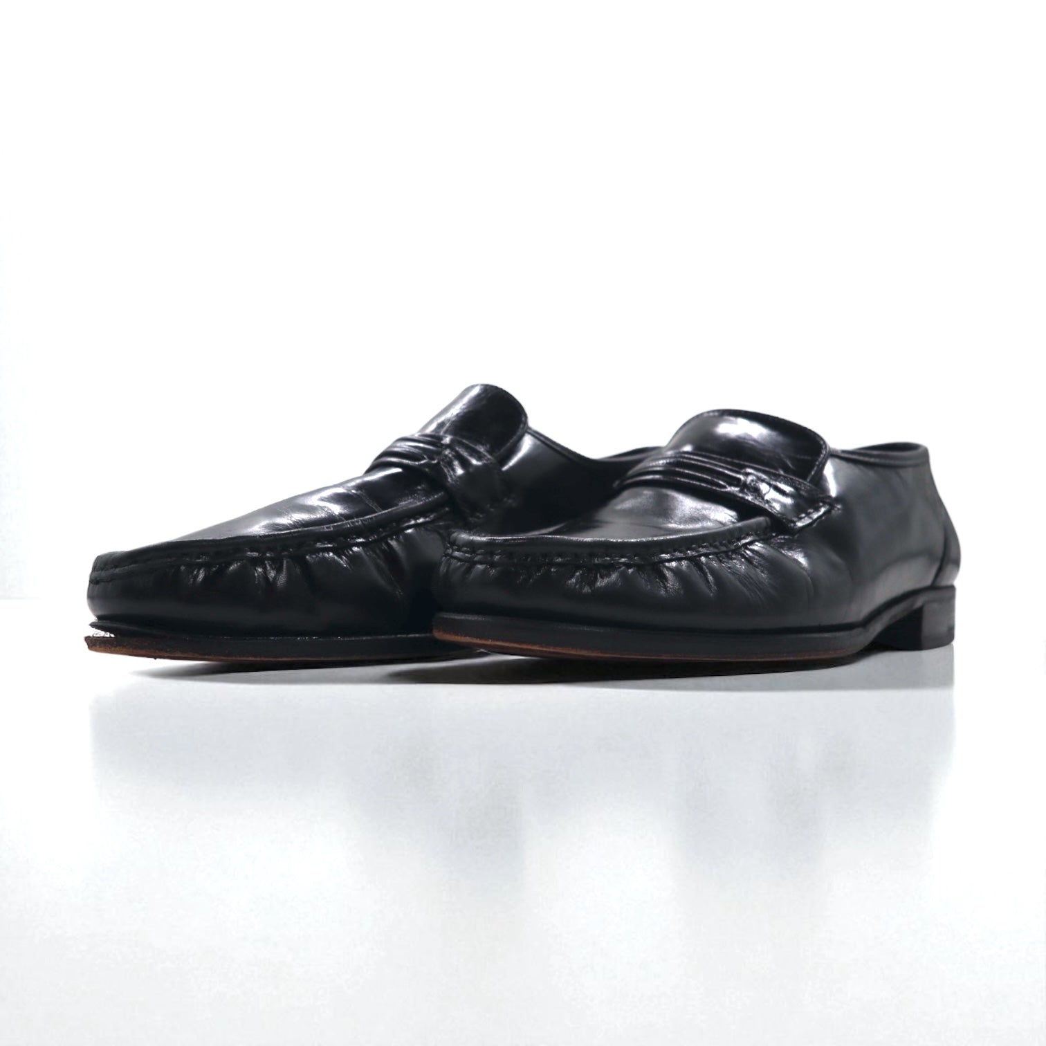 FLORSHEIM スリッポン ローファー 28cm ブラック レザー 17089