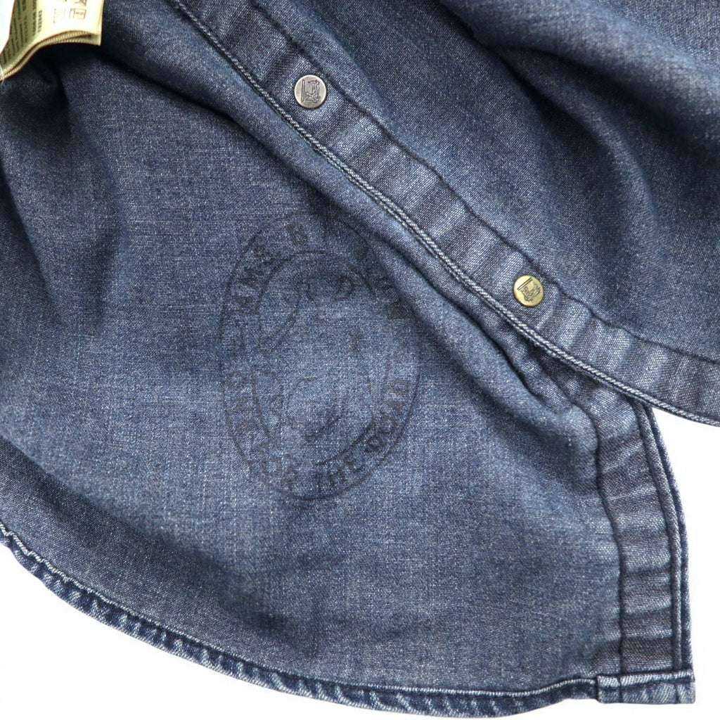 SCOTCH & SODA Camicia Western in denim S Blu indaco THE ONLY WAY IS BLAUW