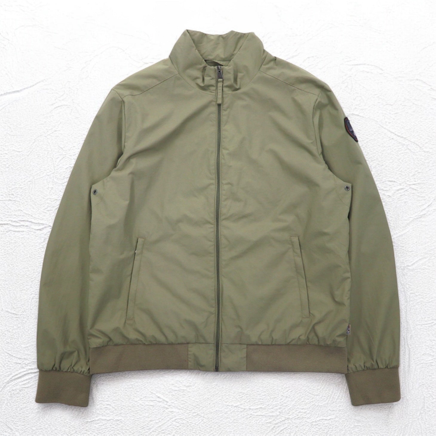 NAPAPIJRI ウインドブレーカー フライトジャケット XXL ベージュ 防水 メッシュライナー N0YHBW