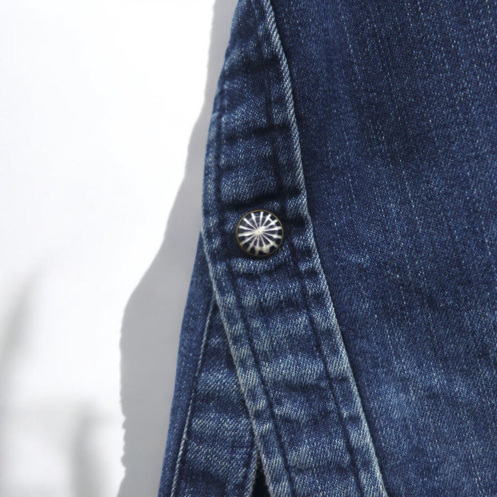 SCOTCH & SODA Camicia Western in denim S Blu indaco THE ONLY WAY IS BLAUW