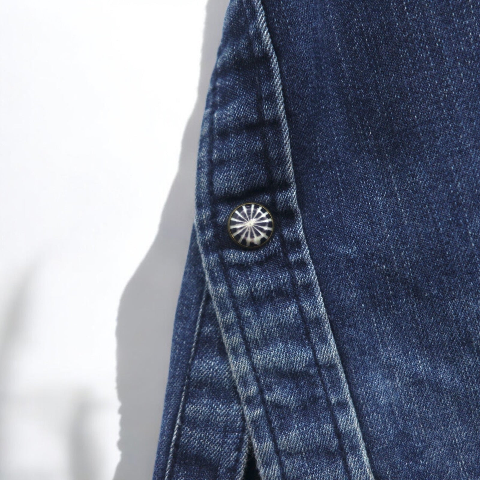SCOTCH & SODA Camicia Western in denim S Blu indaco THE ONLY WAY IS BLAUW