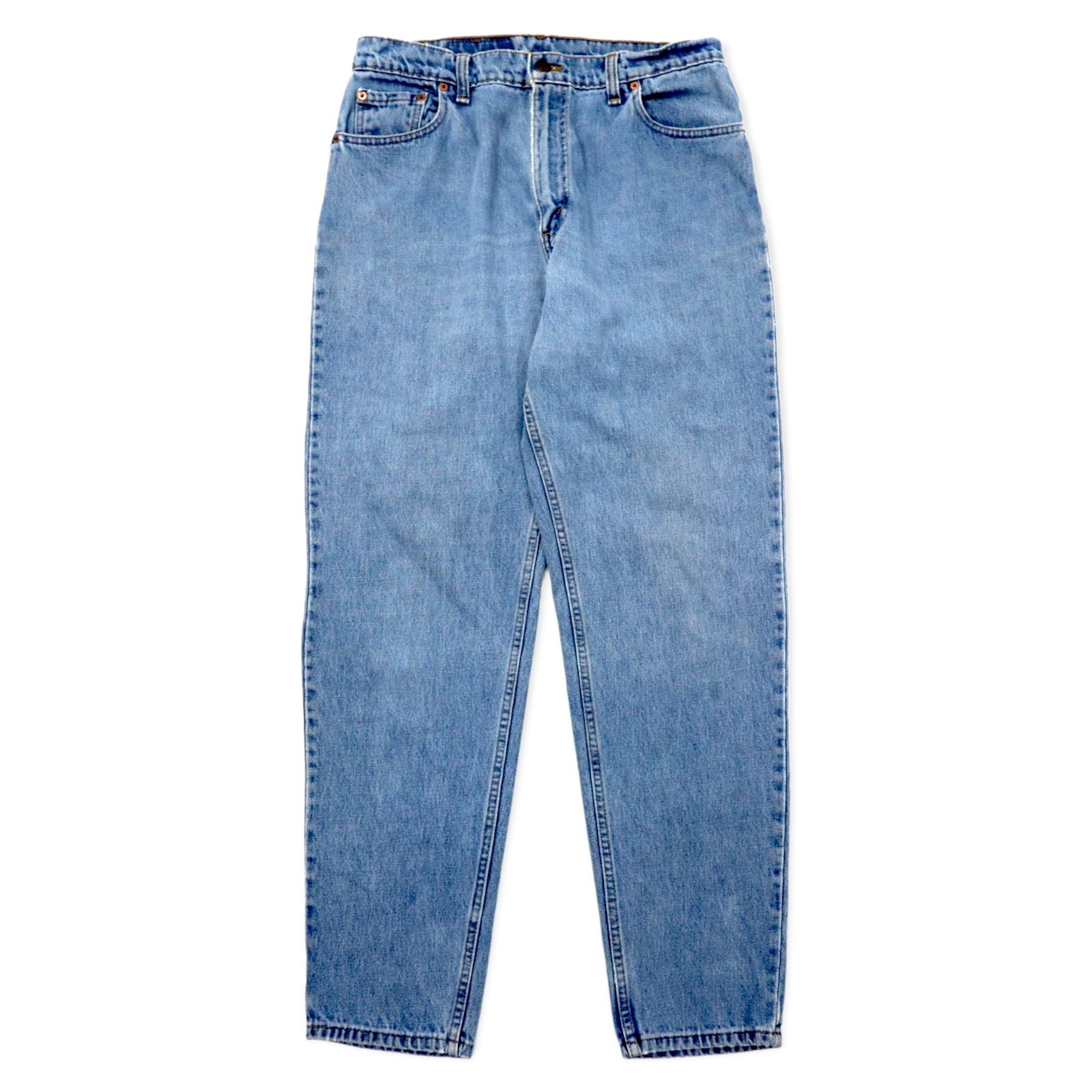 Levi's Made in Canada Anni '90 550 Relaxed Fit Tapered Jeans 32 Blu Cotone Chiusura con zip Bottone con numero 217 59550-4891