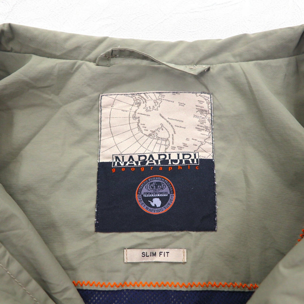 NAPAPIJRI Giacca a vento Flight Jacket XXL Beige Impermeabile Fodera in rete N0YHBW