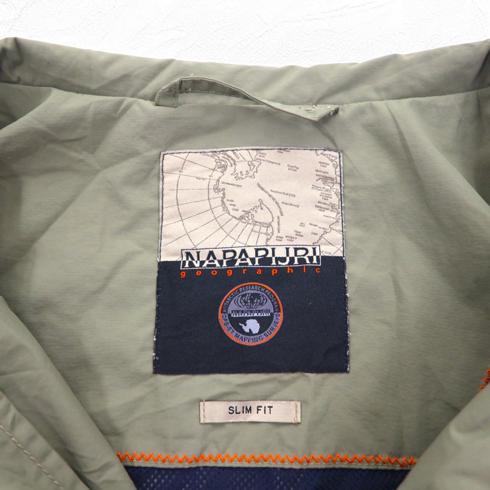 NAPAPIJRI Giacca a vento Flight Jacket XXL Beige Impermeabile Fodera in rete N0YHBW