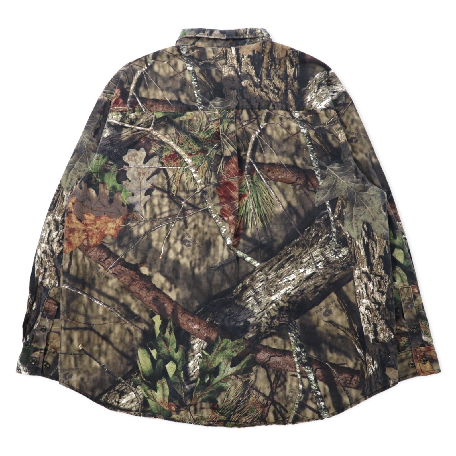 MOSSY OAK Realtree Camo Camicia da caccia con bottoni XL Cachi Cotone Taglie forti