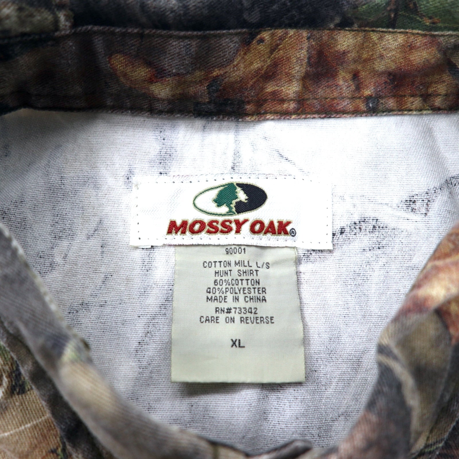 MOSSY OAK Realtree Camo Camicia da caccia con bottoni XL Cachi Cotone Taglie forti