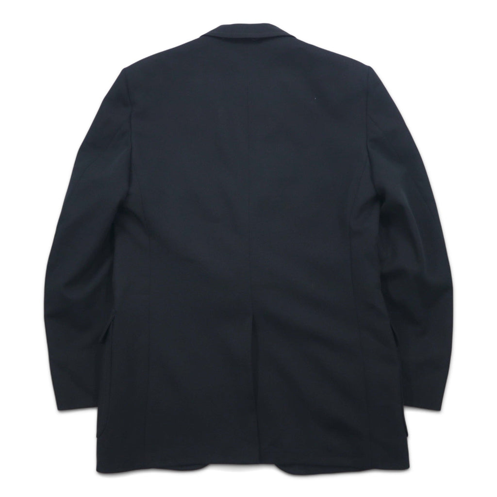 Anni '70 JC Penney Comfort Blazer Giacca sartoriale a 2 bottoni Blazer L Nero Poliestere