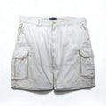 Polo by Ralph Lauren anni '90 shorts cargo a gamba larga Polo Chino taglia 3XL bianco al ginocchio