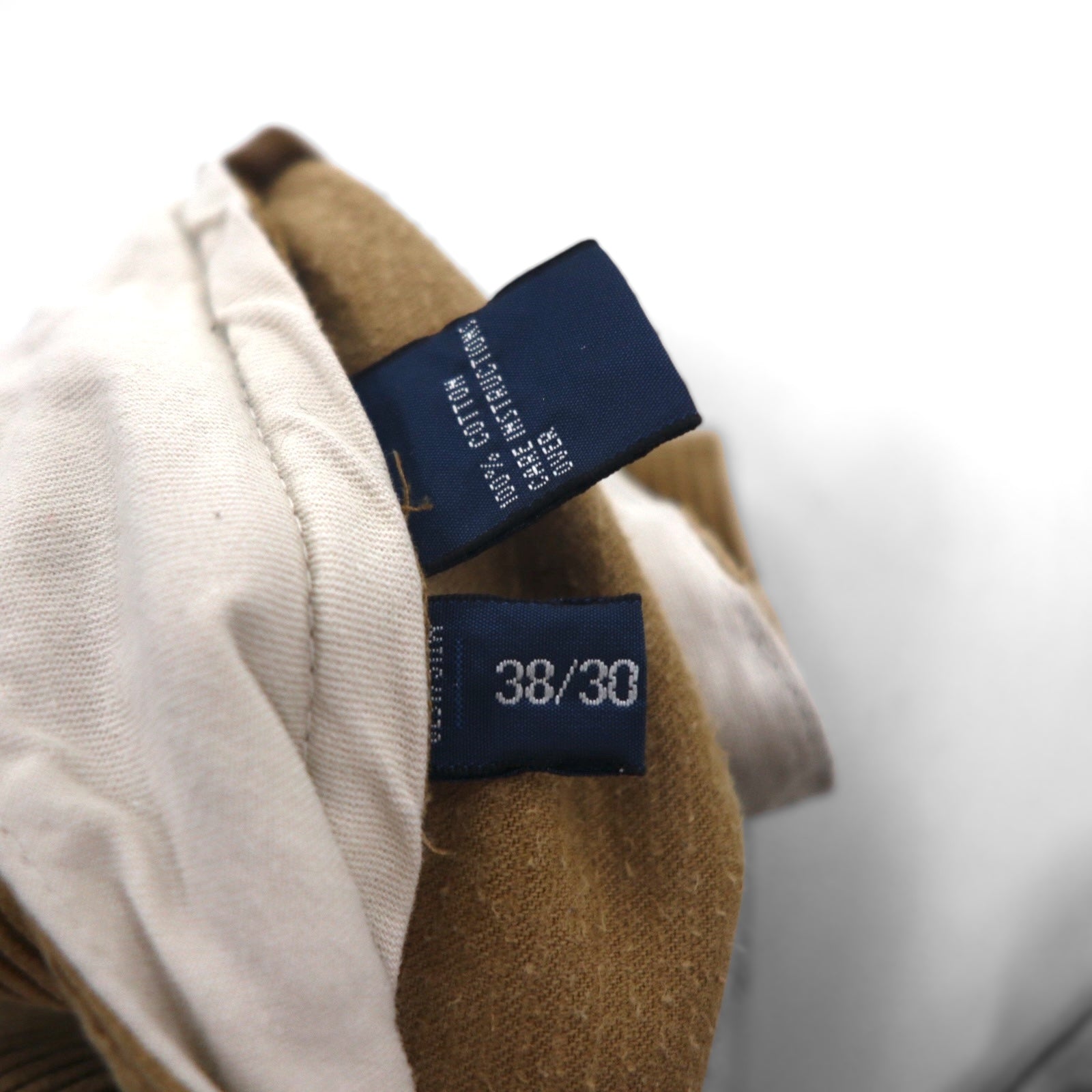 Polo Ralph Lauren 90年代 ワイドコーデュロイパンツ スラックス XL ベージュ テーパード