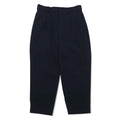 VAINL ARCHIVE Pantaloni a gamba larga con pinces, taglia S, blu navy, in lana, modello 2216022, Made in Japan