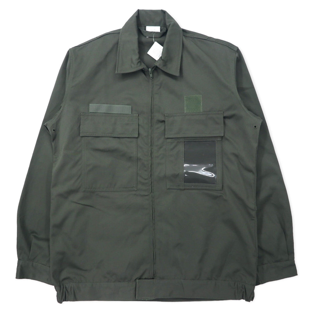 FRENCH ARMY Esercito francese anni '90 MAGECO Giacca da meccanico Giacca utility 104L Cachi Cotone Militare 32/04 Deadstock Articolo non usato