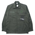 FRENCH ARMY Esercito francese anni '90 MAGECO Giacca da meccanico Giacca utility 104L Cachi Cotone Militare 32/04 Deadstock Articolo non usato