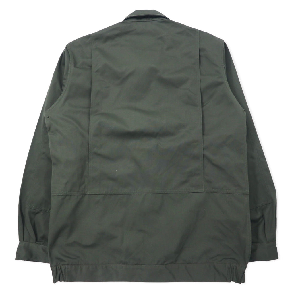 FRENCH ARMY Esercito francese anni '90 MAGECO Giacca da meccanico Giacca utility 104L Cachi Cotone Militare 32/04 Deadstock Articolo non usato