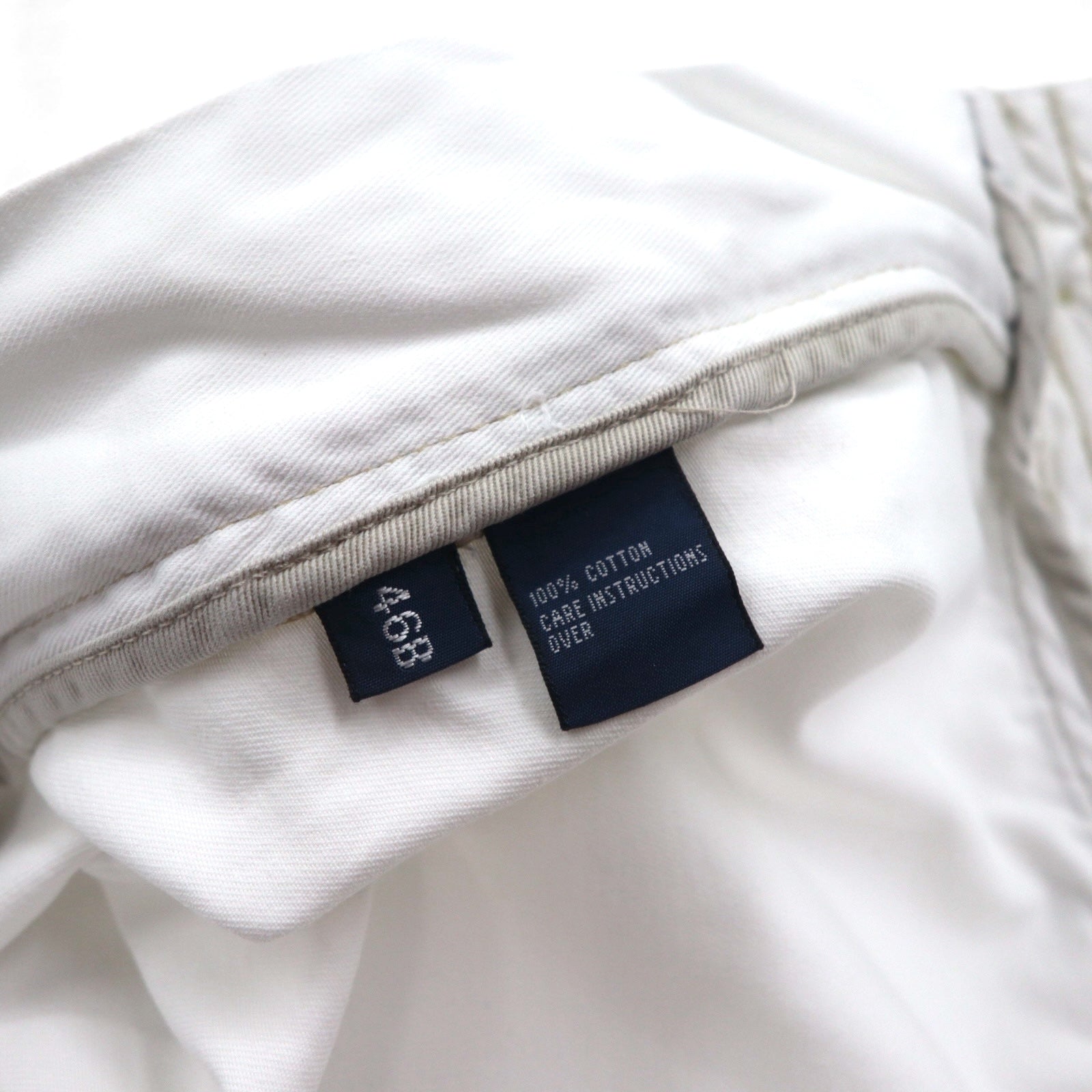 Polo by Ralph Lauren anni '90 shorts cargo a gamba larga Polo Chino taglia 3XL bianco al ginocchio