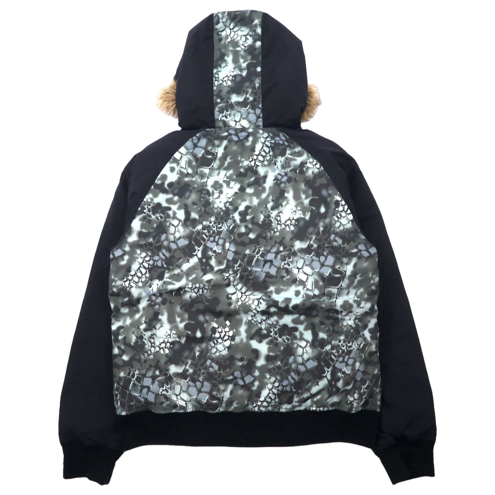 Giacca Columbia Cleetwood Cove imbottita, taglia M, colore nero fantasia, in poliestere, con logo ricamato, PM5960