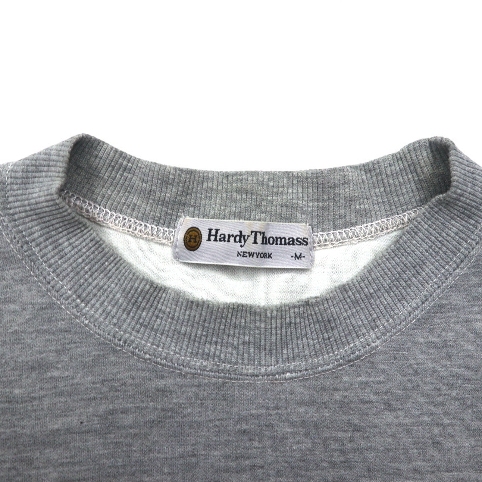 90年代 Hardy Thomass キャラクター刺繍 スウェット M グレー コットン
