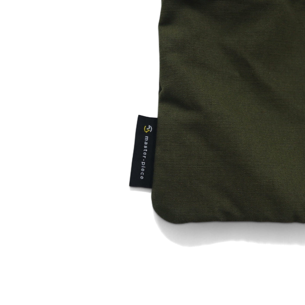 ink × master-piece Salopette Militare Reworked FREE Kaki WORK THE BIKER con sacchetto a tracolla