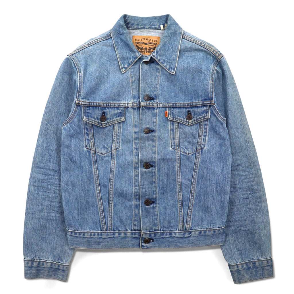 LEVI'S VINTAGE CLOTHING (LVC) Prodotto negli Stati Uniti, riedizione anni '70, giacca di jeans tipo 3rd, taglia M, blu, linguetta arancione 72351-0003
